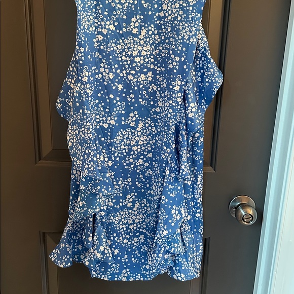 Susana Monaco Blue and White Floral Dress - Picture 3 of 4